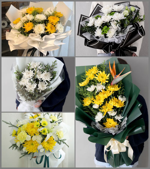 浙江省金华武义县大田乡中村村白事花束代送